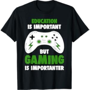 Funny Gamer Shirt for Teens Boys Men Video Gaming T-Shirt