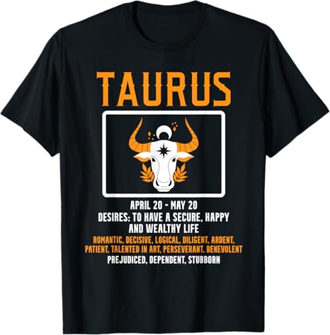 Taurus April May Astrological sign Taurus T-Shirt