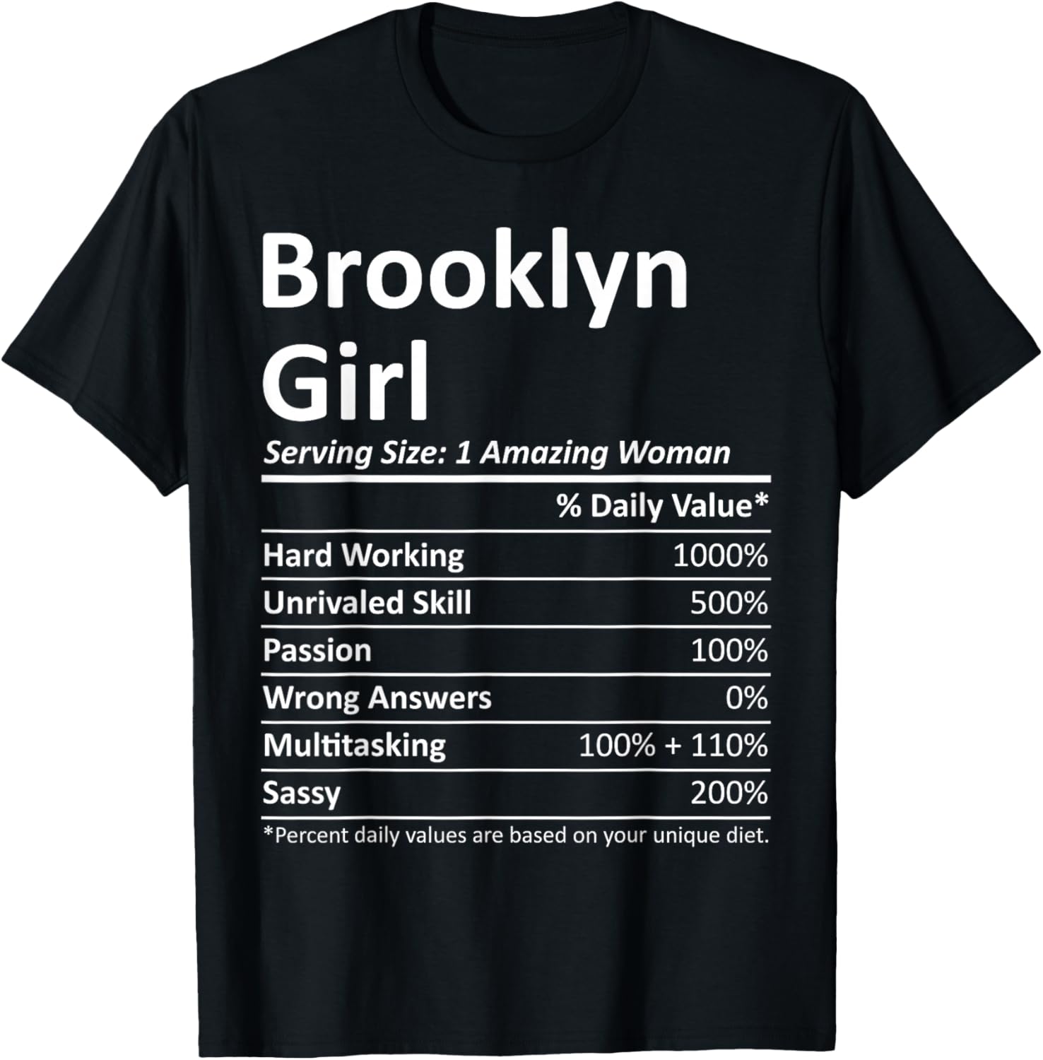 BROOKLYN GIRL NY NEW YORK Funny City Home Roots USA Gift T-Shirt
