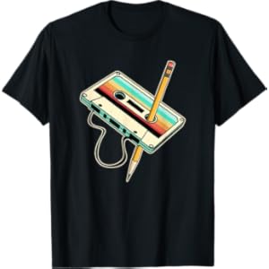 Cassette Fiesta Des Los 80 90 Retro Disfraz Camiseta