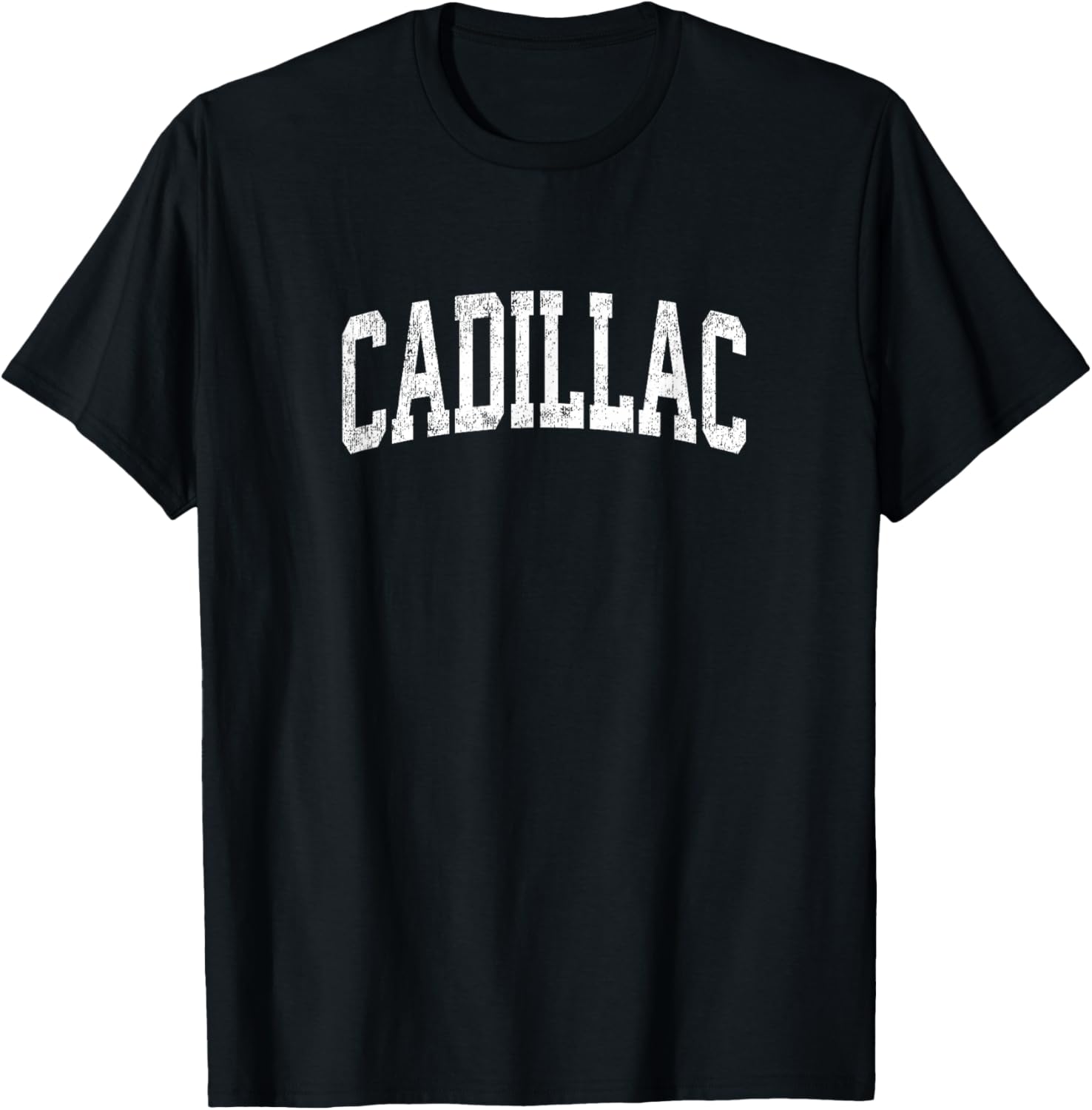 Cadillac Michigan MI Vintage Athletic Sports Design T-Shirt
