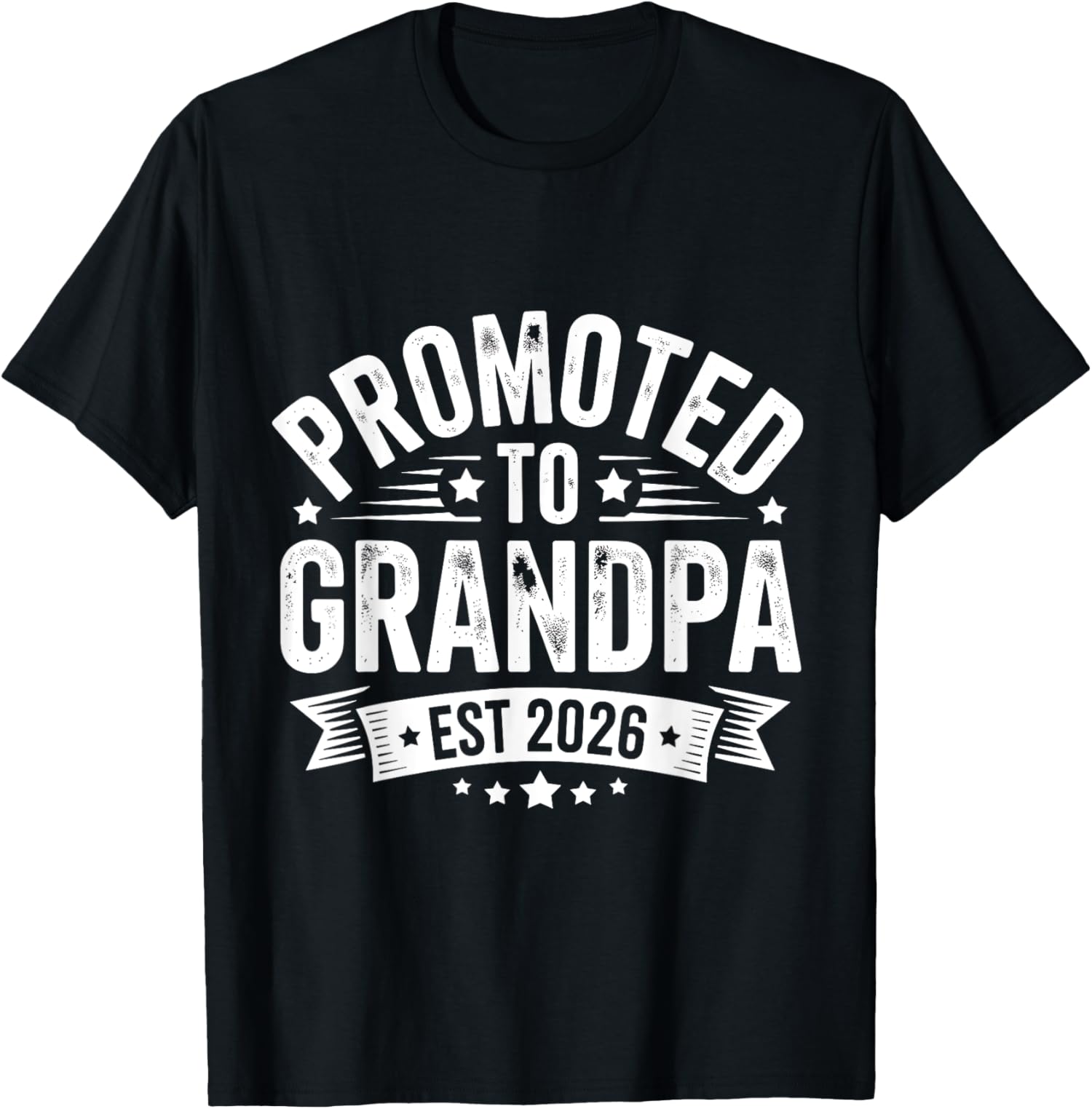 Beförderung zu Opa Großeltern Baby Design Fun Unisex T-Shirt - Bild 2 von 12