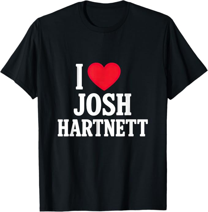 I Love Josh Hartnett – Retro Heart Fan Art T-Shirt