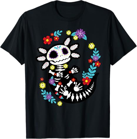 Sugar Skull Axolotl Gift