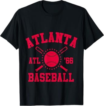 Atlanta Baseball | ATL Vintage Brave Retro T-Shirt