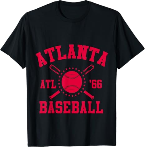 Atlanta Baseball | ATL Vintage Brave Retro T-Shirt