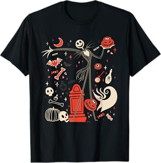 Disney The Nightmare Before Christmas Jack & Zero Halloween T-Shirt