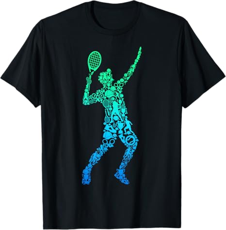  Tennis Player Youth Men Boys Kids T-Shirt 