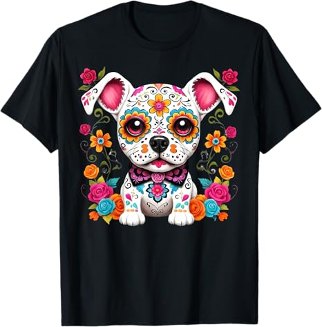 Day of the Dead Sugar Skull Women Men Apparel Co.