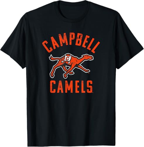 Campbell University Fighting Camels - Camiseta grande, Negro -