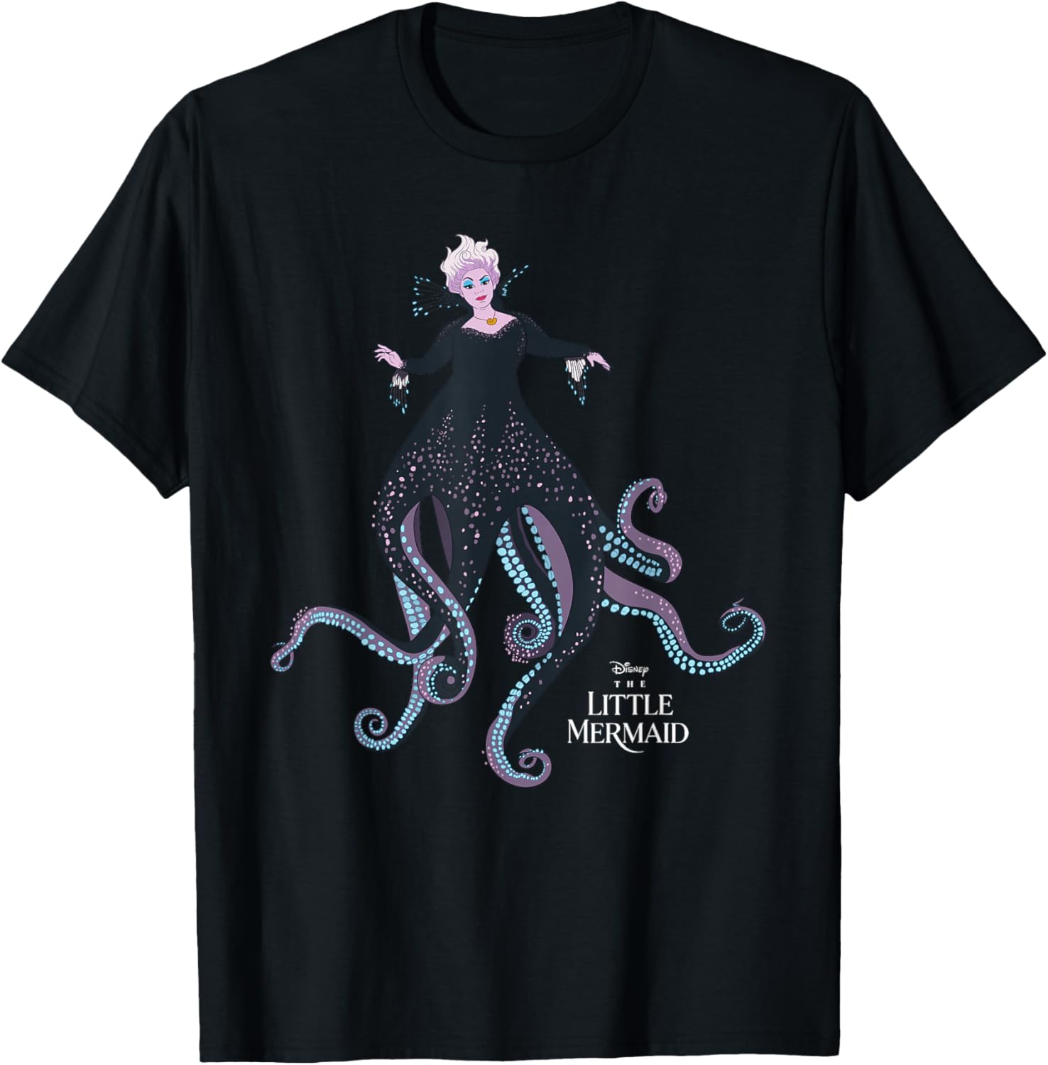 Disney The Little Mermaid Ursula T-Shirt, Black