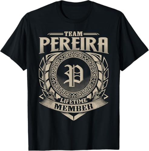 Team PEREIRA Lifetime Member Surname PEREIRA Family Vintage T-Shirt
