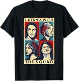Feminist I stands with the squad AOC anti-trump protest T-Shirt