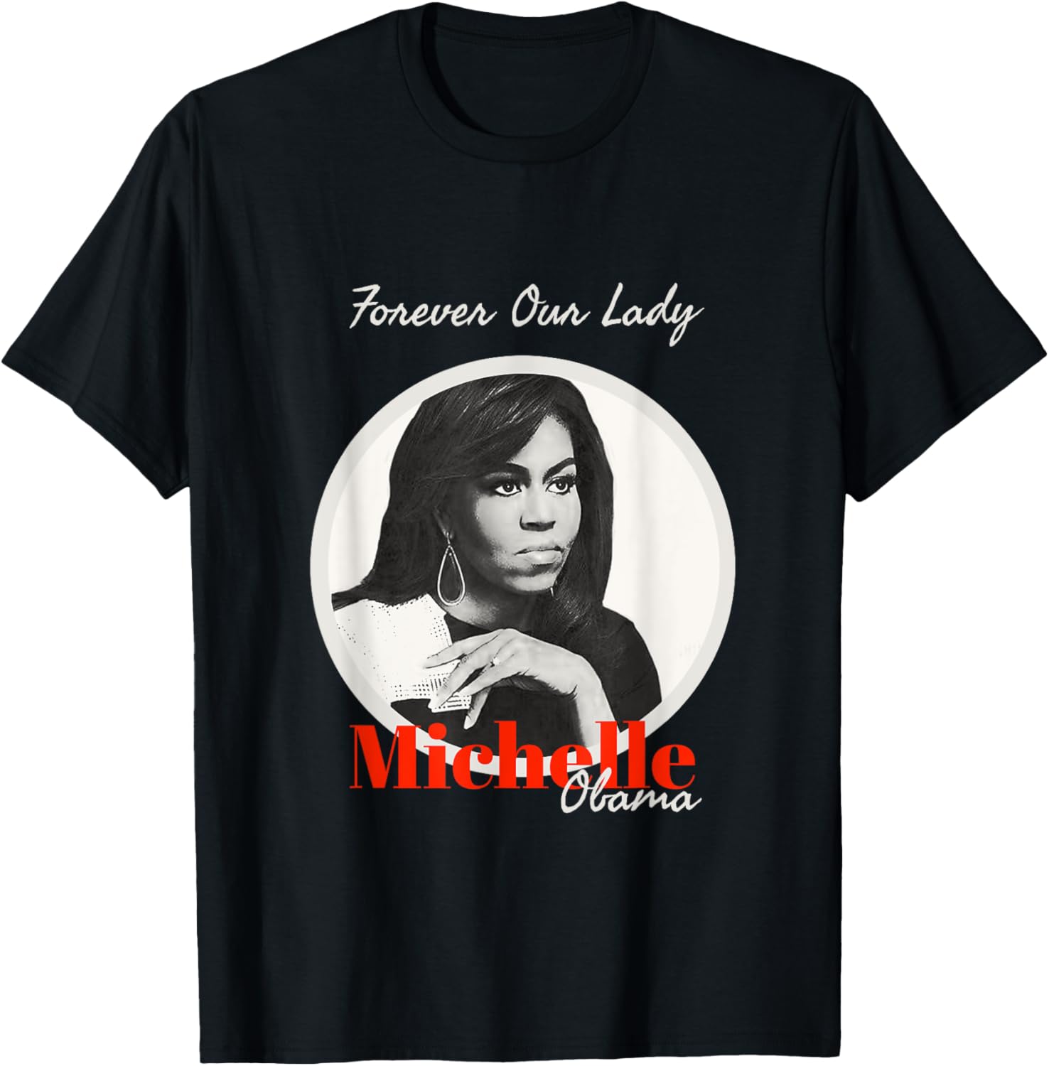 T-Shirt "Forever Our Lady" mit Michelle Obama, T-Shirt