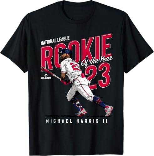 Miniatura 1 de Camiseta Rookie of the Year Michael Harris II Atlanta MLBPA, Negro -