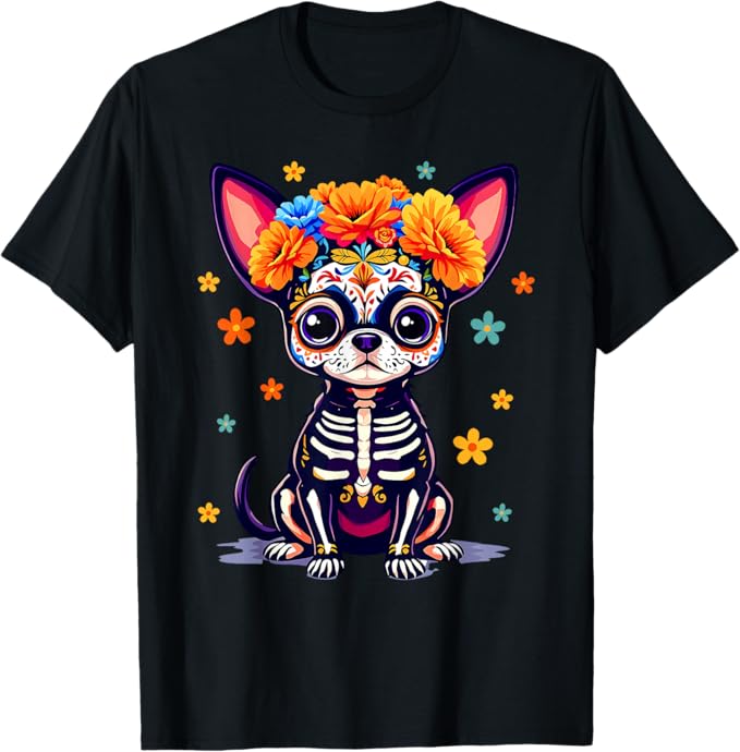 Day of the Dead Sugar Skull Women Men Apparel Co.