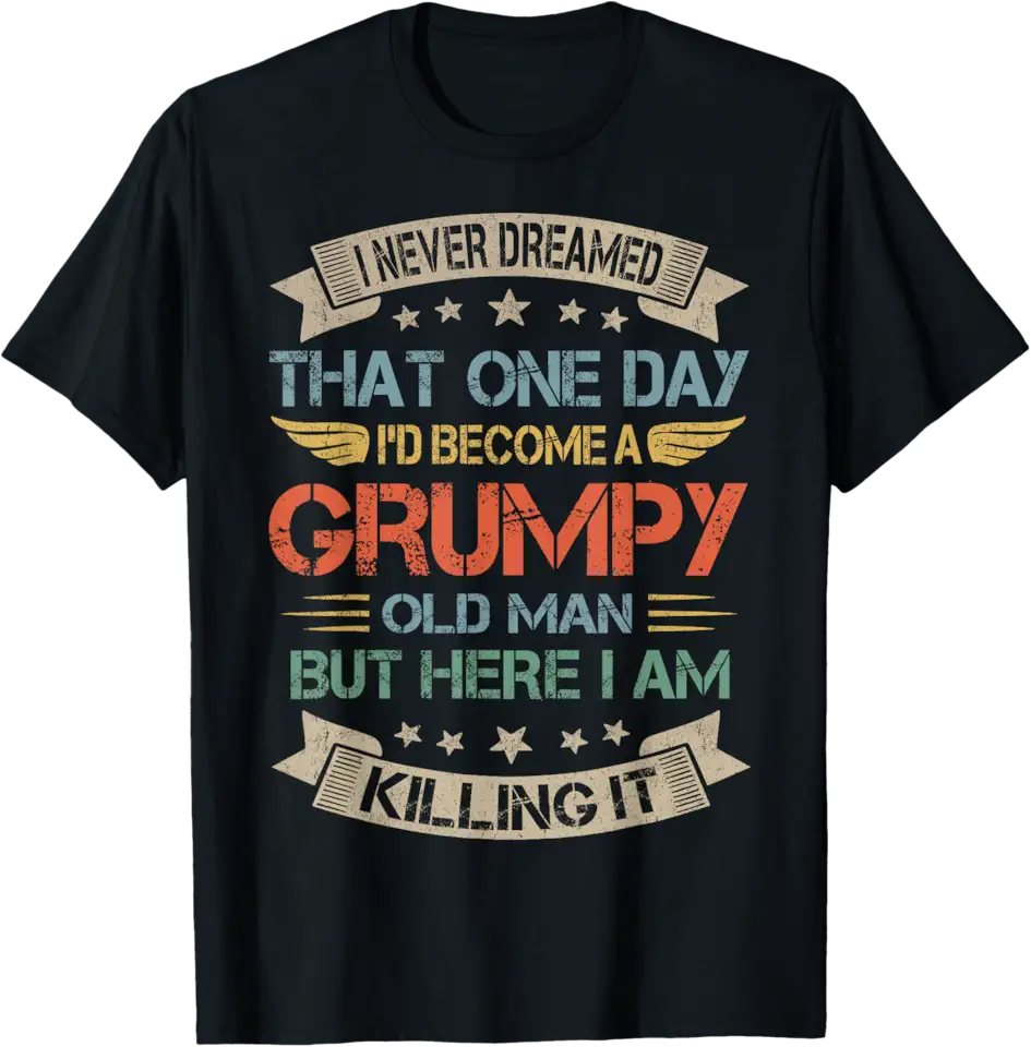 Funny Gift For Grumpy Old Papa Grandpa Grandfather...