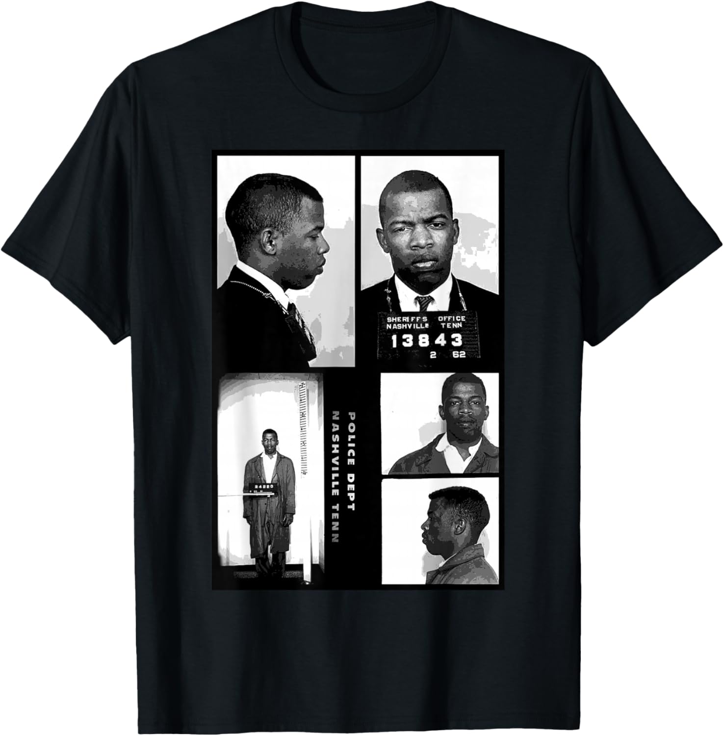 John Lewis Mugshot T-Shirt