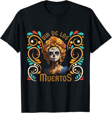 La Catrina De Los Muertos Day of the Dead Skull