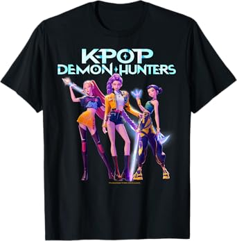 Halloween Huntrix Heroic Poses Group Shot T-Shirt