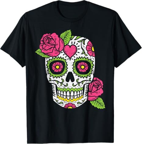 Sugar Skull Shirts Halloween Day Of The Dead Gift