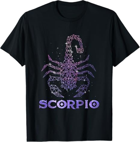 Scorpio Horoscope Astrology Symbol Zodiac Sign T-Shirt
