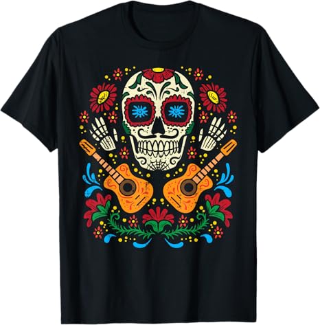 Sugar Skull Shirts Halloween Day Of The Dead Gift