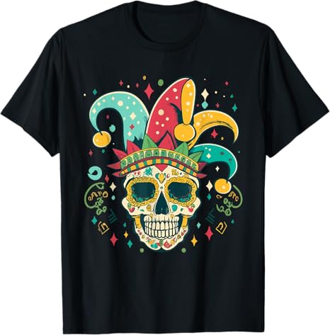 Sugar Skull Mardi Gras Party Apparel