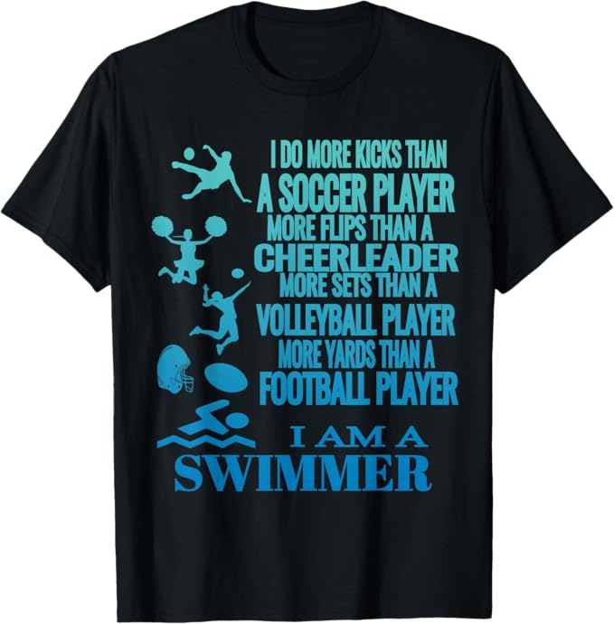 I Am a Swimmer Practice Shirt