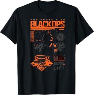Call of Duty Black Ops 6 Collage Video Game T-Shirt