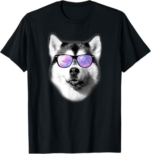 Cool Siberian Husky Camiseta de regalo para hombres mujeres niños y niñas Negro S