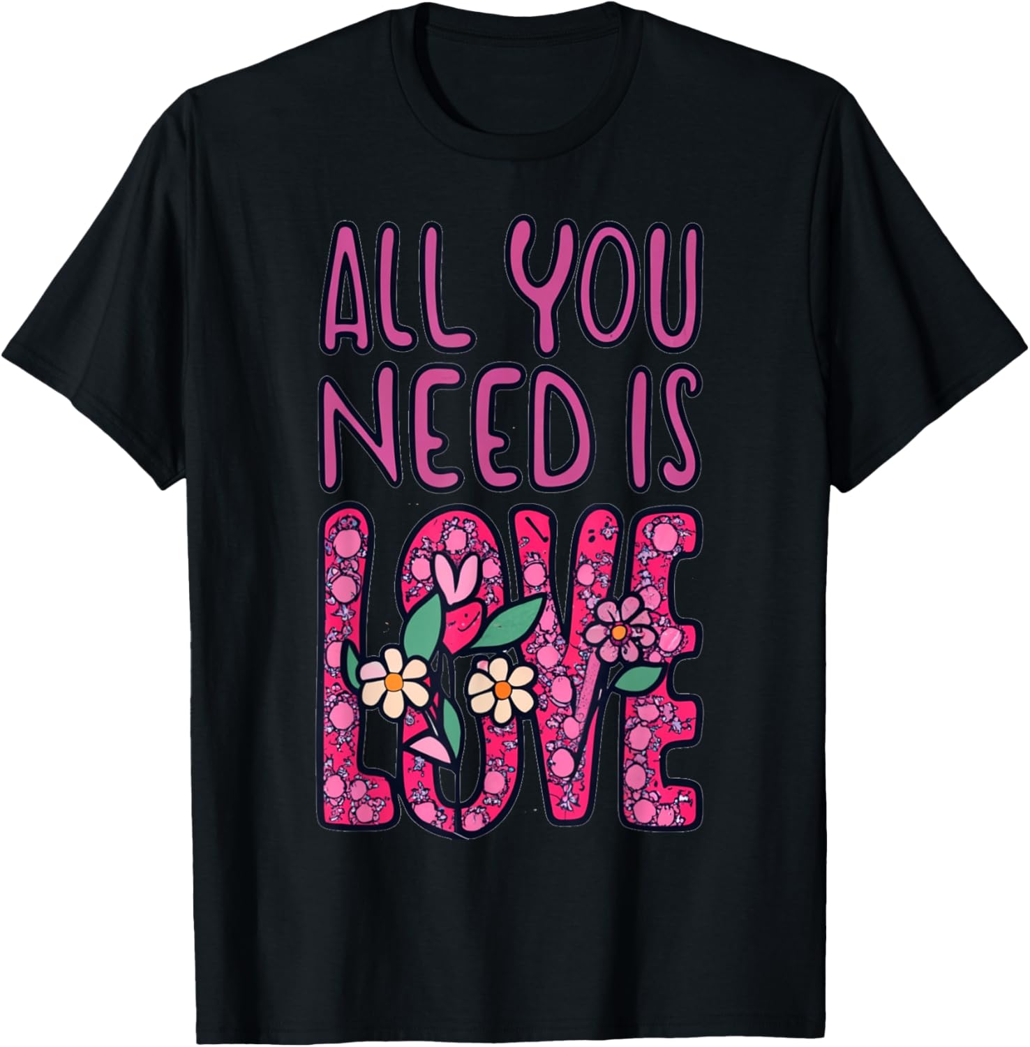 All you need is love, Peace Love Flower Groovy