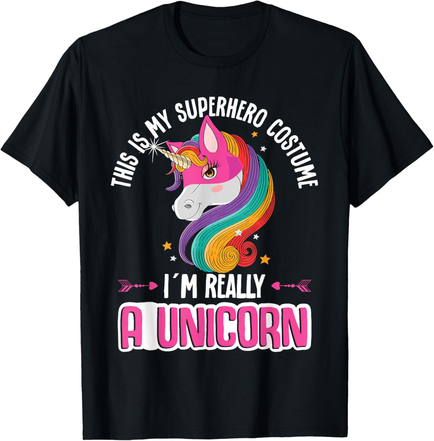 Unicorn This Is My Superhero Costume I´m Really A Unicorn T-Shirt