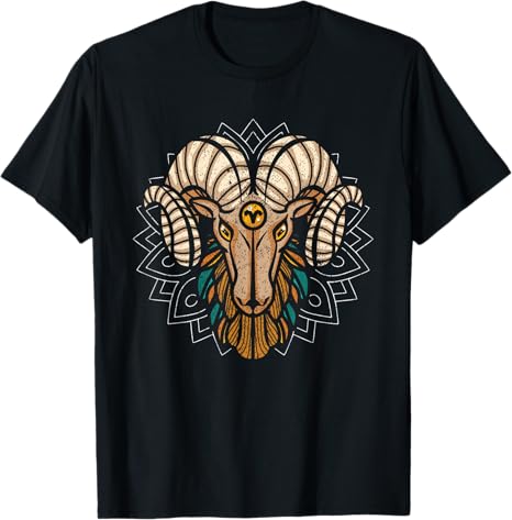 Aries Zodiac Sign Astrology Horoscope March April T-Shirt