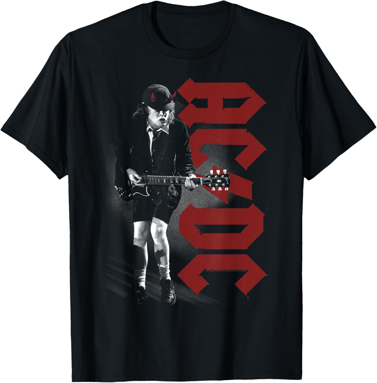 AC/DC Angus Rockin Black Unisex T-Shirt