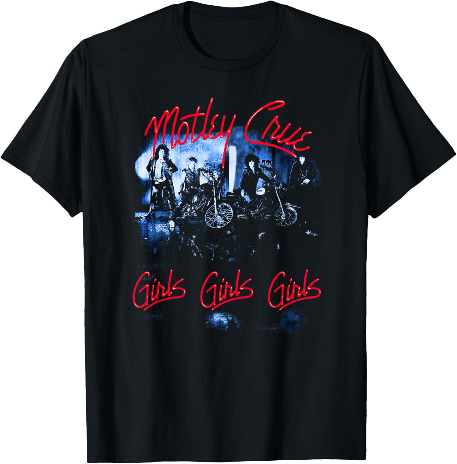 Mötley Crüe - Girls Girls Girls Tracklist T-Shirt