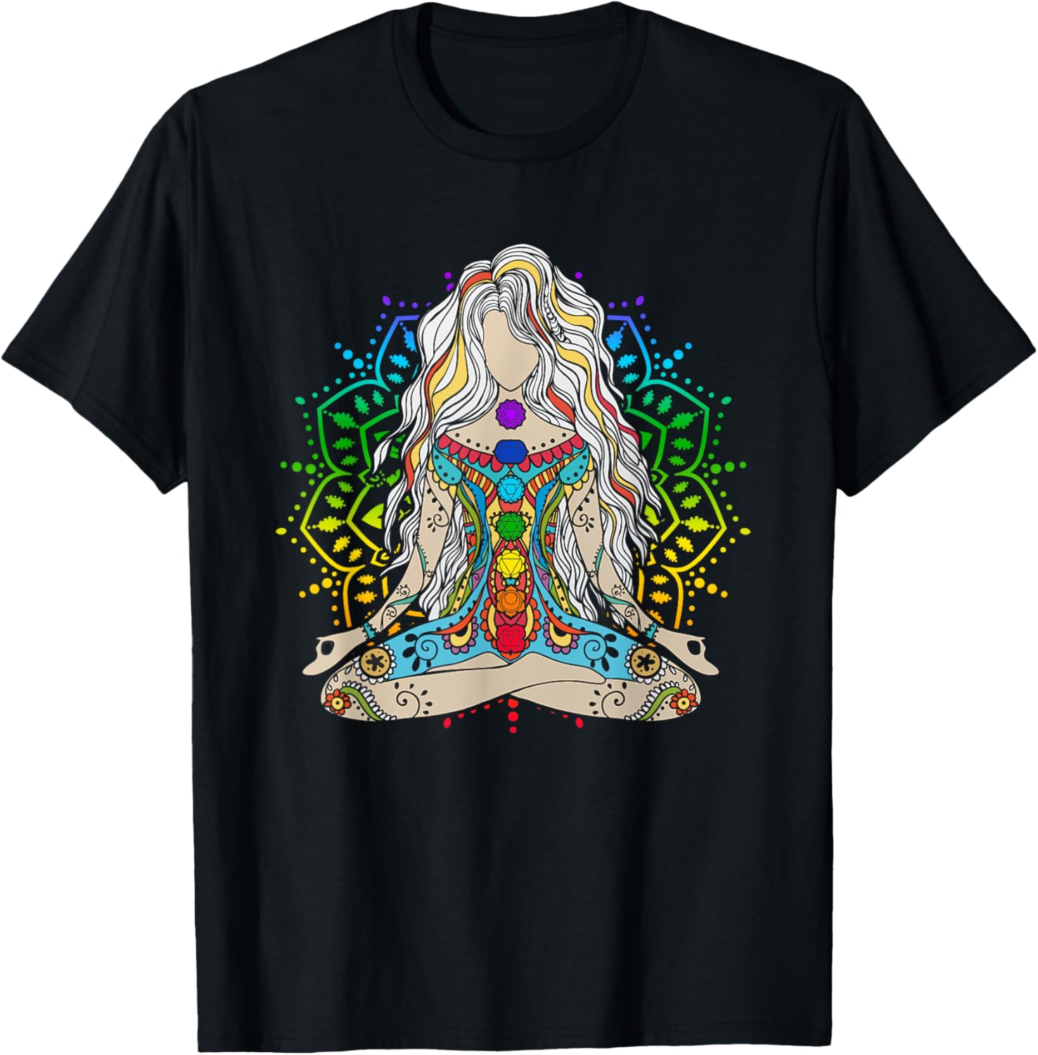 Yoga Meditation Spiritual Body Energy Chakra Buddha T-Shirt