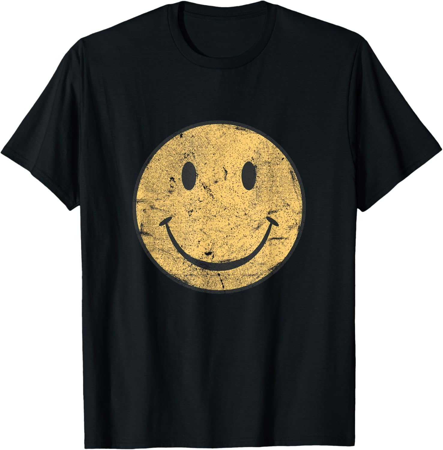 Vintage SMILE FACE | 70's Vibe | Yellow Smile T-Shirt