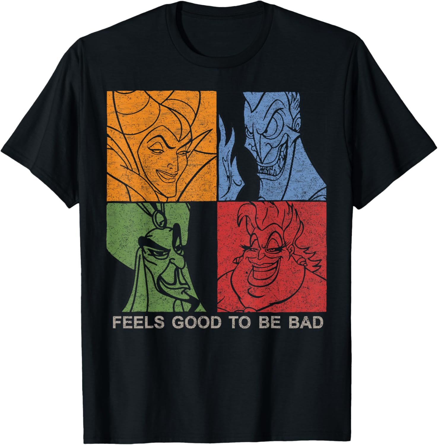 Los villanos de Disney se sienten bien siendo malos paneles Camiseta