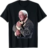 Bernie Sanders Hugging Cat Shirt Cute Animal Lover Gift T-Shirt