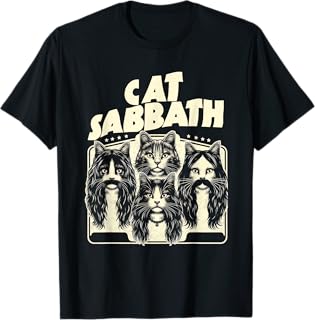 Cat Sabbath Funny Cat T-Shirt