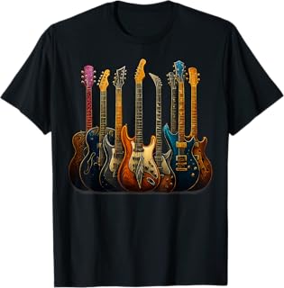 Guitars Guitarists Music Guitar Gifts For Men Women Boy Kid T-Shirt