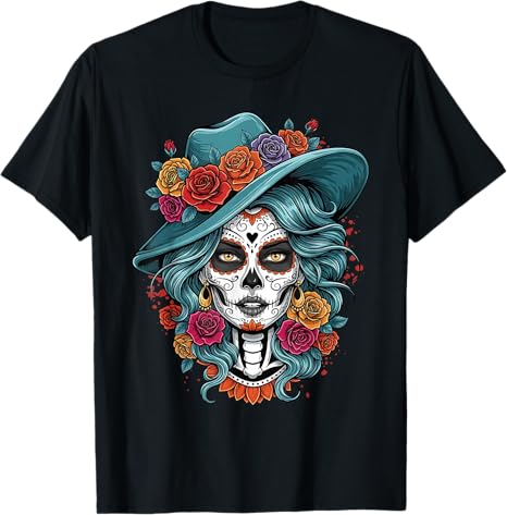 De Los Muertos Halloween Day of The Dead Apparel.