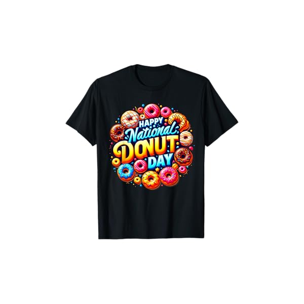 2024 Happy National Donut Day June 7 Donut Lovers Design T-Shirt