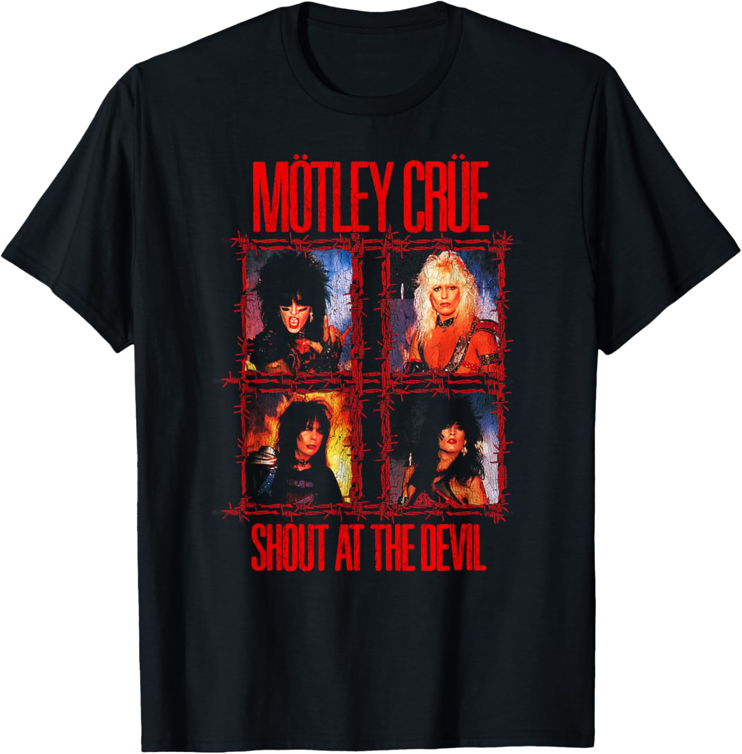 Mötley Crüe - Shout At The Devil - Wire T-Shirt