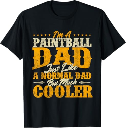 Im A Paintball Dad - Camiseta Paintballer Paintball Paintball Negro -