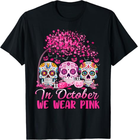 Halloween Breast Cancer Awareness Fall Autumn