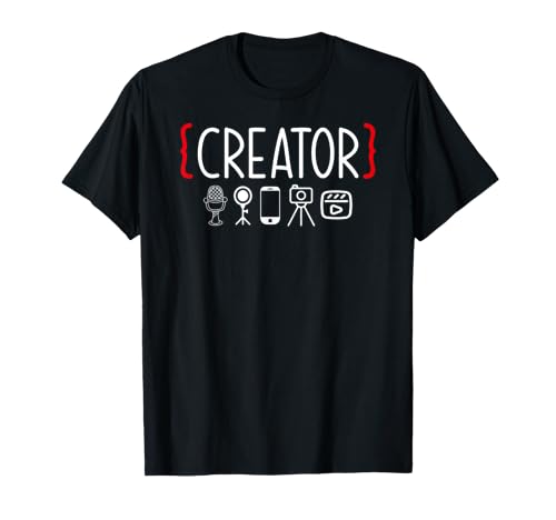Content Creator blogger vlogger influencer Creator T-Shirt