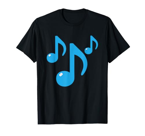 Disfraz con varios notas musicales Camiseta