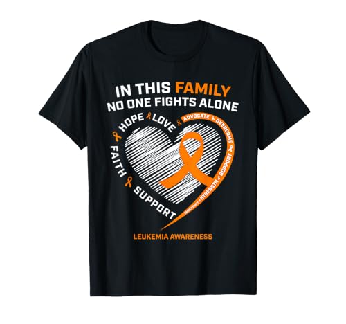 Family Fight Leukemia Awareness Products Gift Men Women Kids T-Sh...